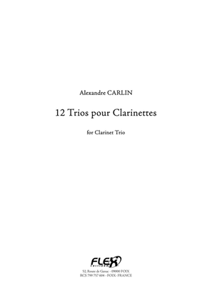 12 Clarinet Trio