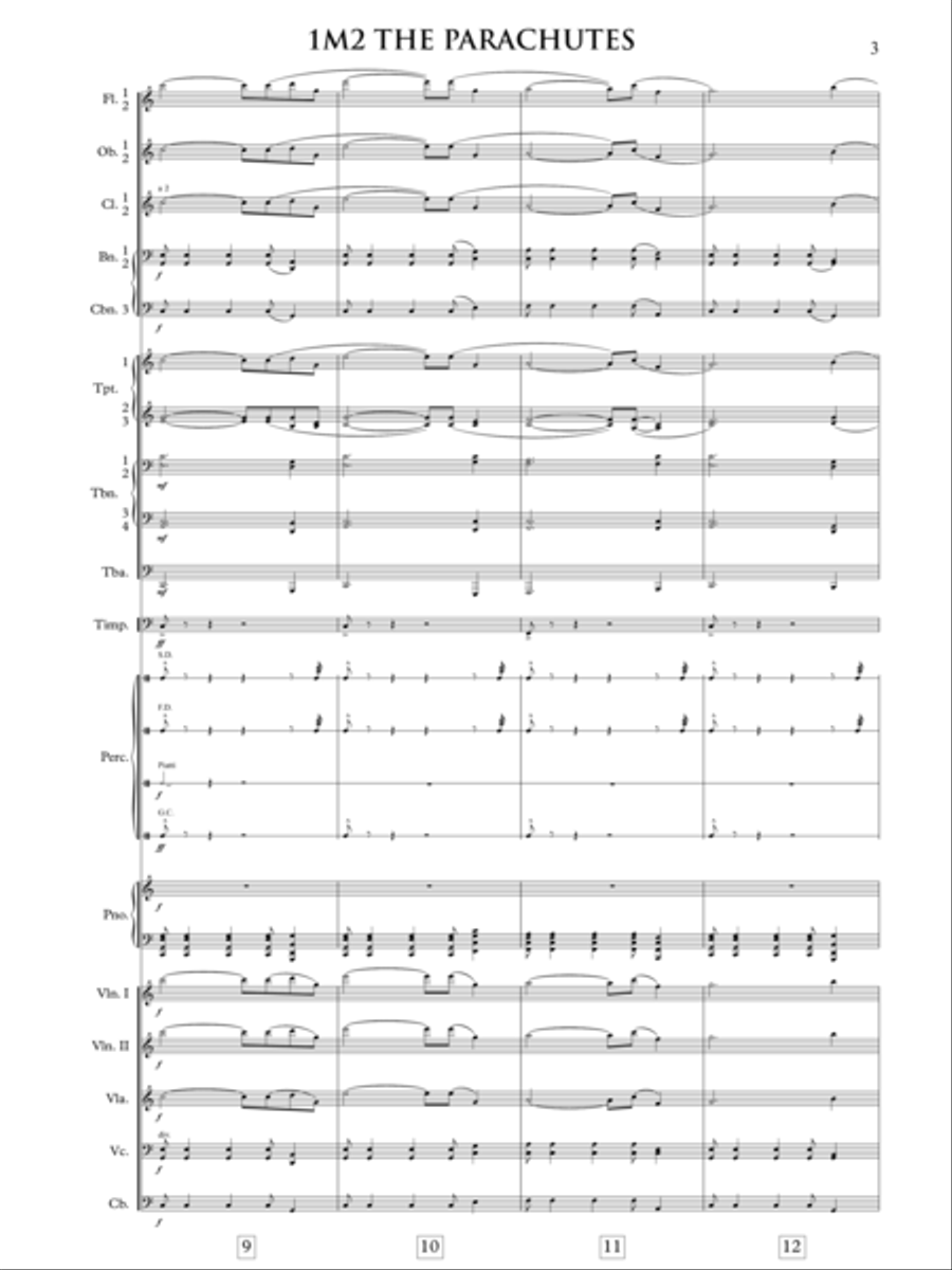 The Parachutes - Score Only Full Orchestra scores gallery preview page 5