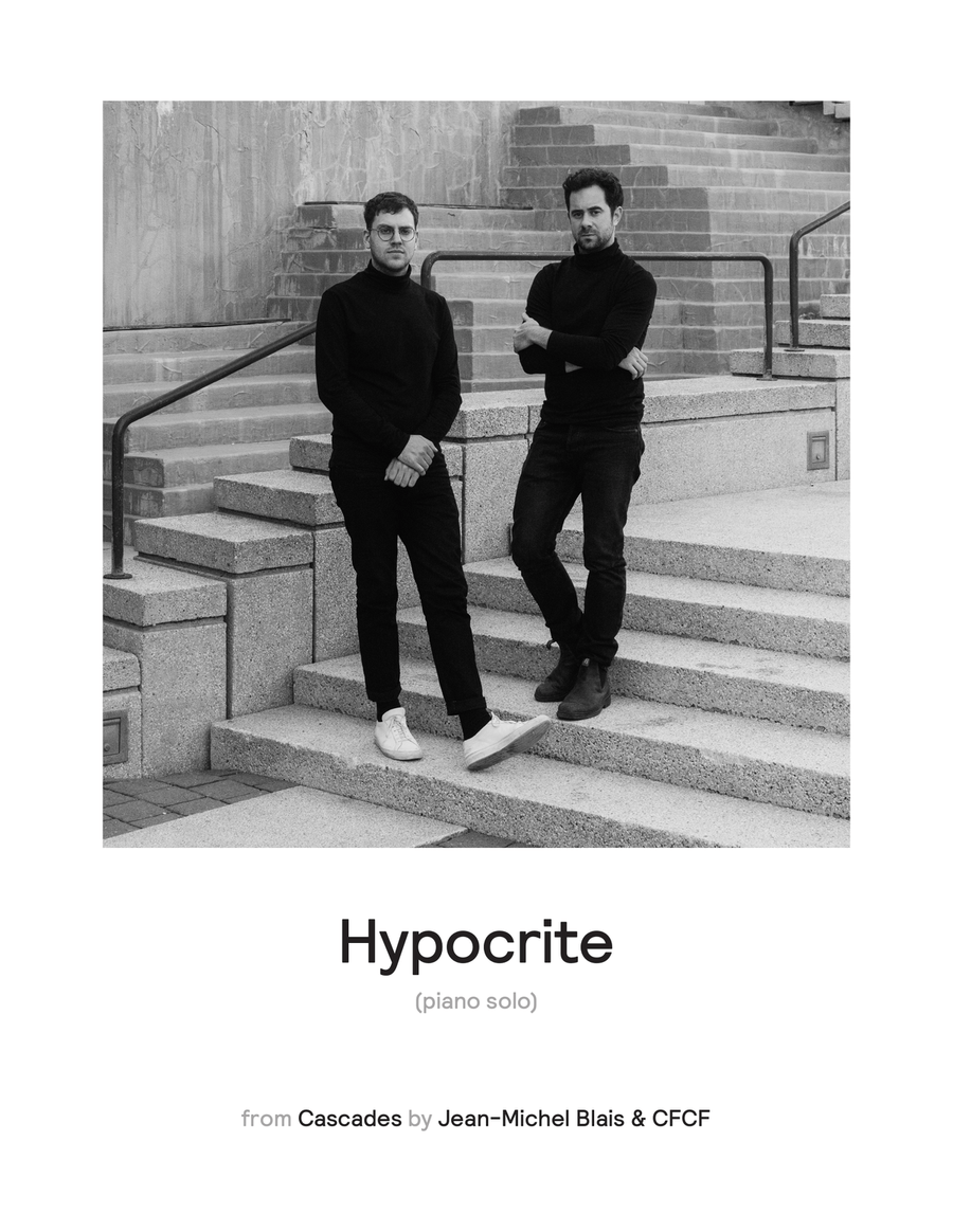 Hypocrite Piano Solo scores gallery preview page 1