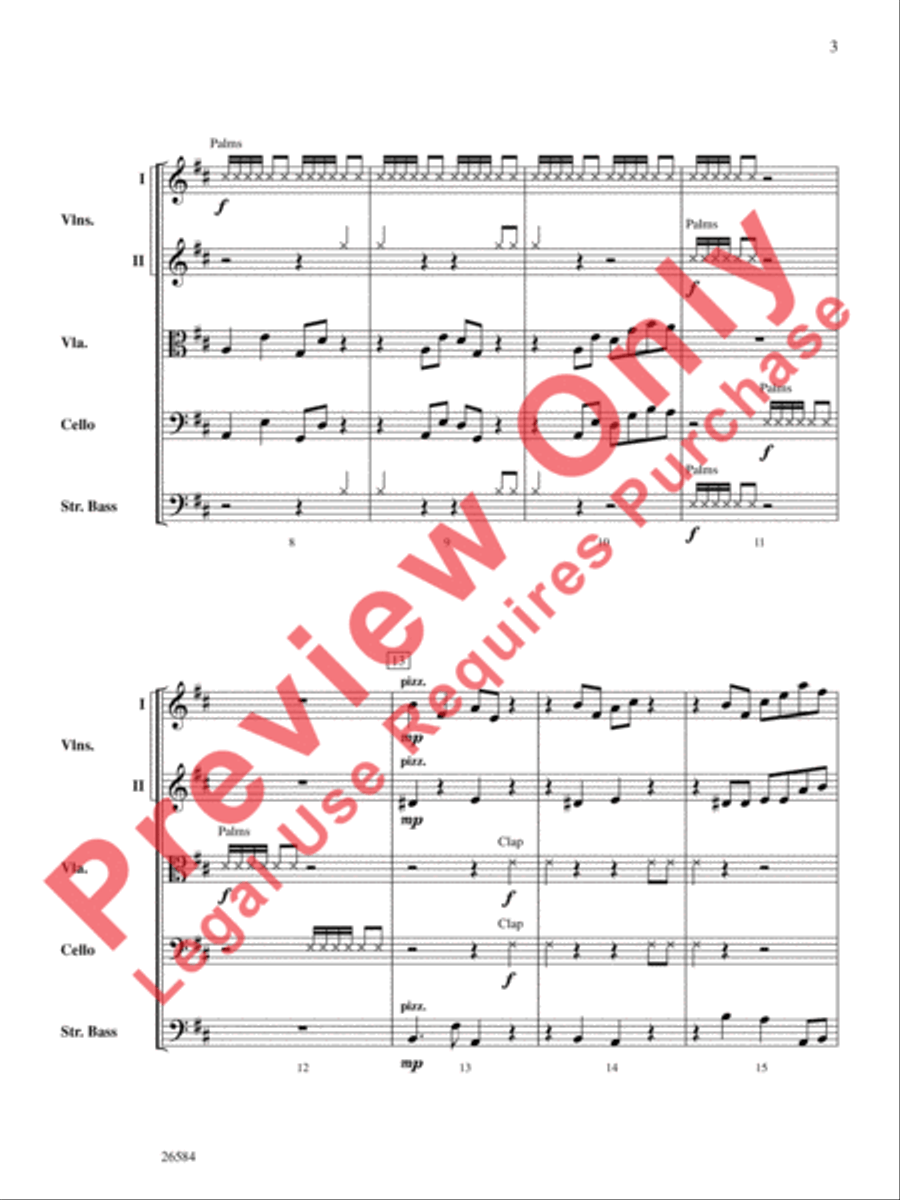 Bio Rhythms String Orchestra scores gallery preview page 4