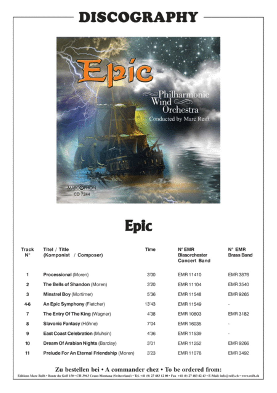 Prelude For An Eternal Friendship Concert Band scores gallery preview page 3