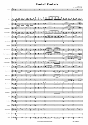 Funiculi Funicula (Luigi Denza) for solo voice and concert band