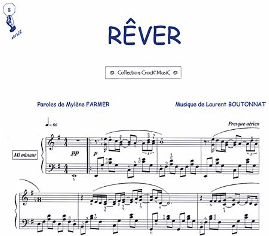 Rêver (Collection CrocK'MusiC) Piano Solo scores gallery preview page 1