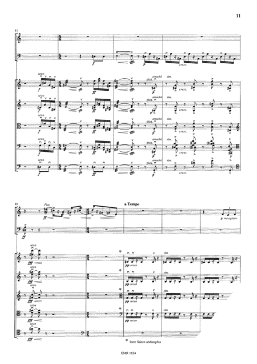 Chant d'Automne String Orchestra scores gallery preview page 11