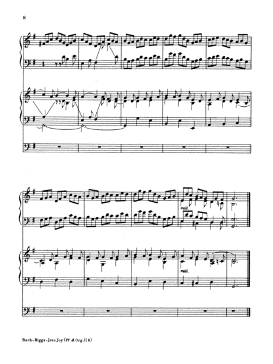 Jesu, Joy of Man's Desiring Organ scores gallery preview page 3