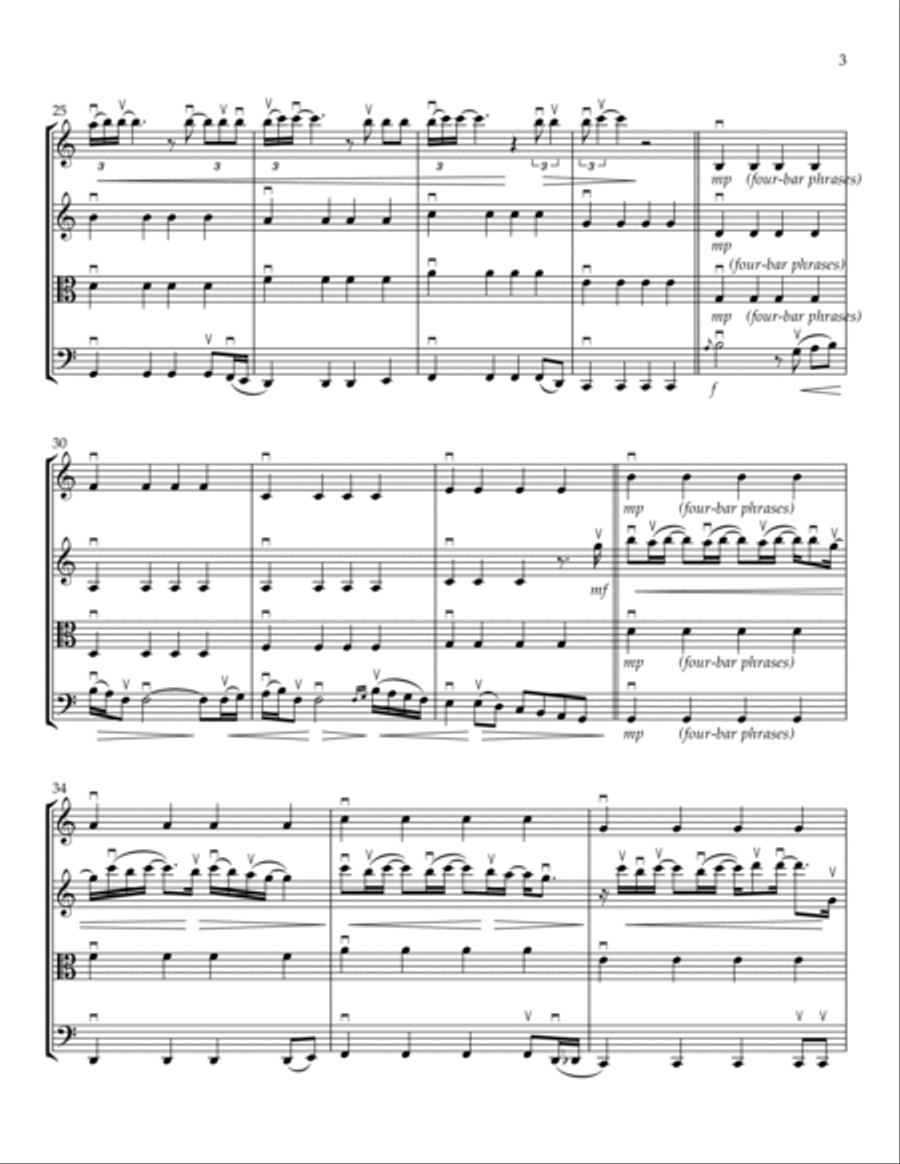 Anyone String Quartet scores gallery preview page 3