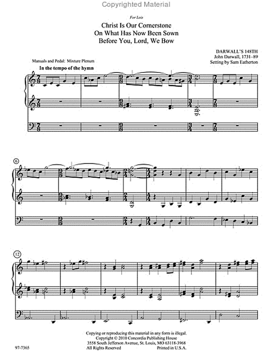 Hymn Inventions: 9 Chorale Preludes for the Church Year, Vol. 3 image number null