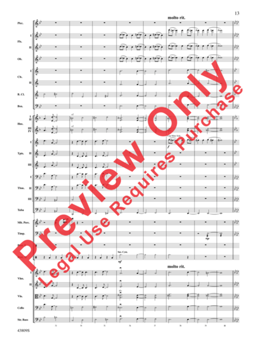 Gershwin by George! Full Orchestra scores gallery preview page 14