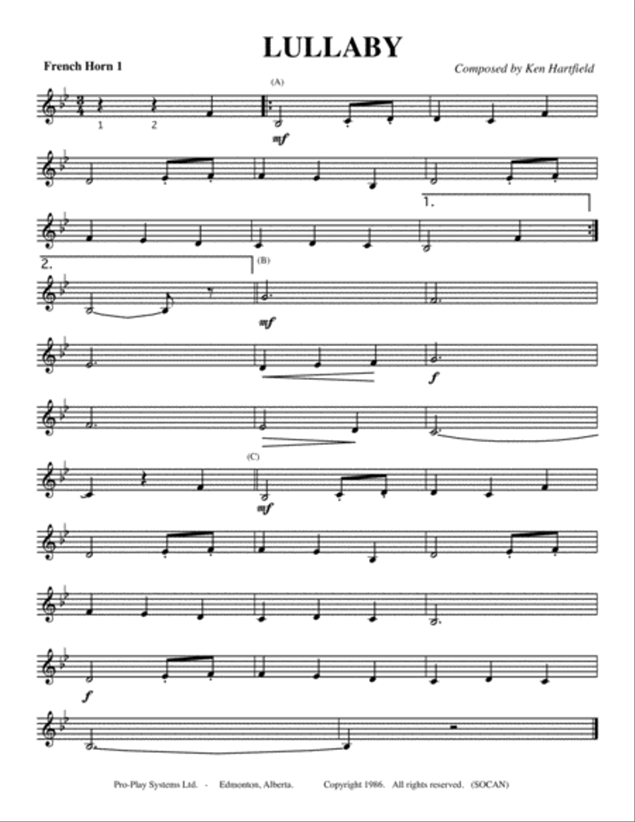 Pro-Play Duets for French Horn - Play along with professional musicians - Key compatible for 10 inst Small Ensemble scores gallery preview page 6