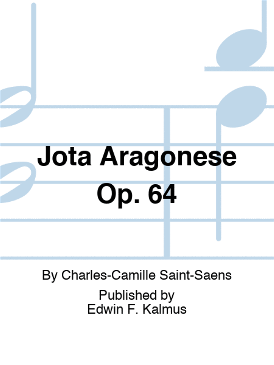 Jota Aragonese Op. 64 Score scores gallery preview page 1