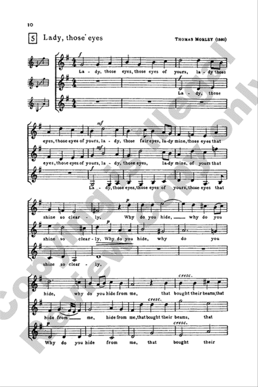 Invitation to Madrigals, Book 3 SSA scores gallery preview page 30