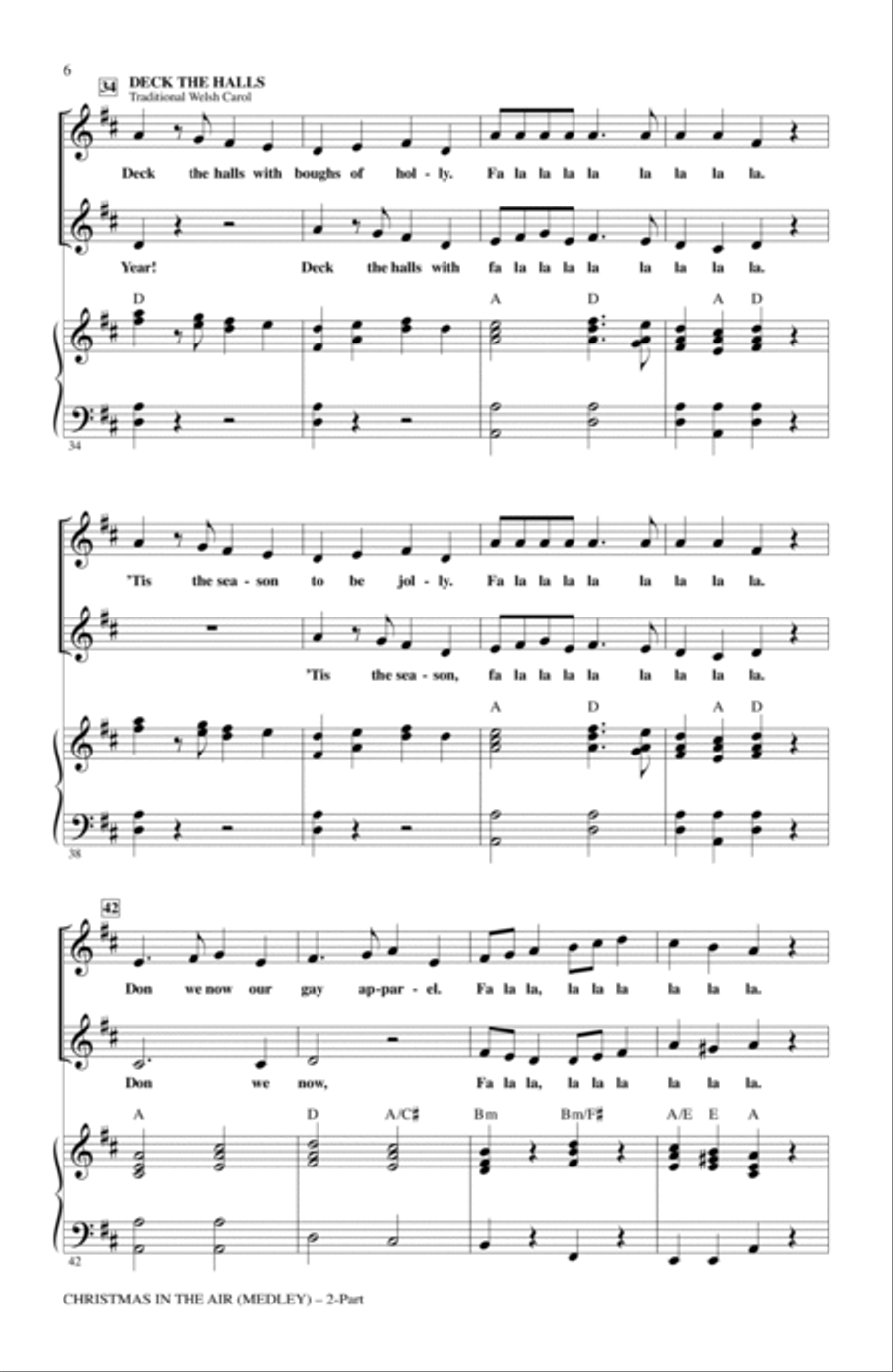 Christmas In The Air (Medley) 2-Part scores gallery preview page 4