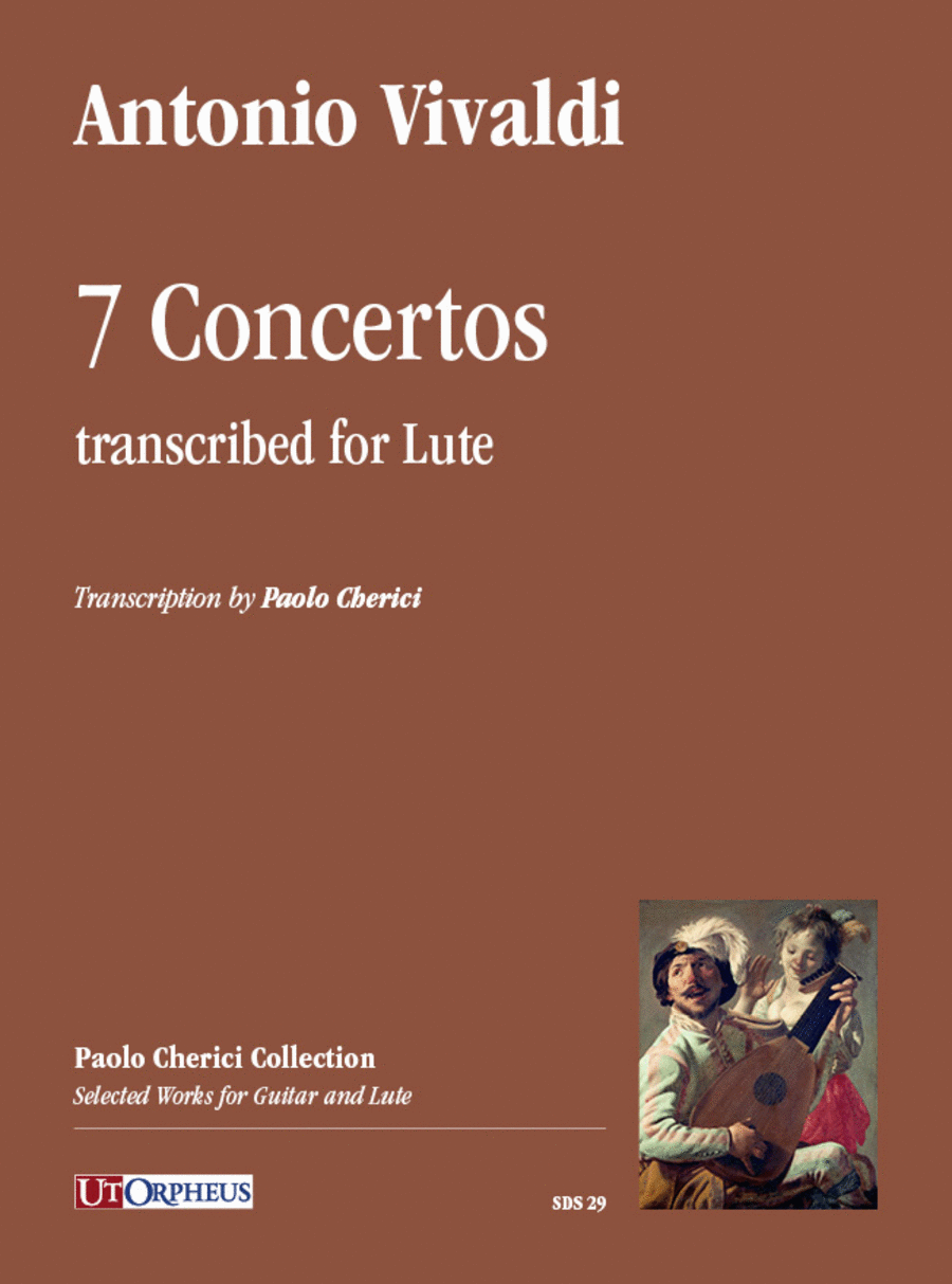 Book cover for 7 Concertos transcribed for Lute