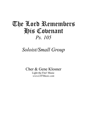 Book cover for The Lord Remembers His Covenant (Ps. 105) [Soloist/Small Group]