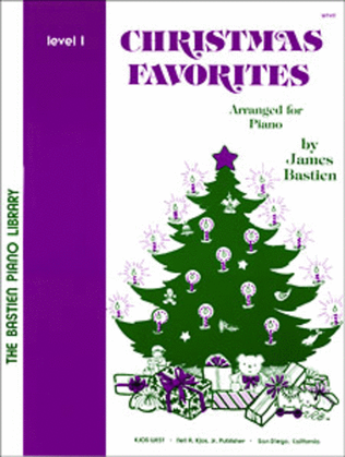 Book cover for Christmas Favorites, Level 1