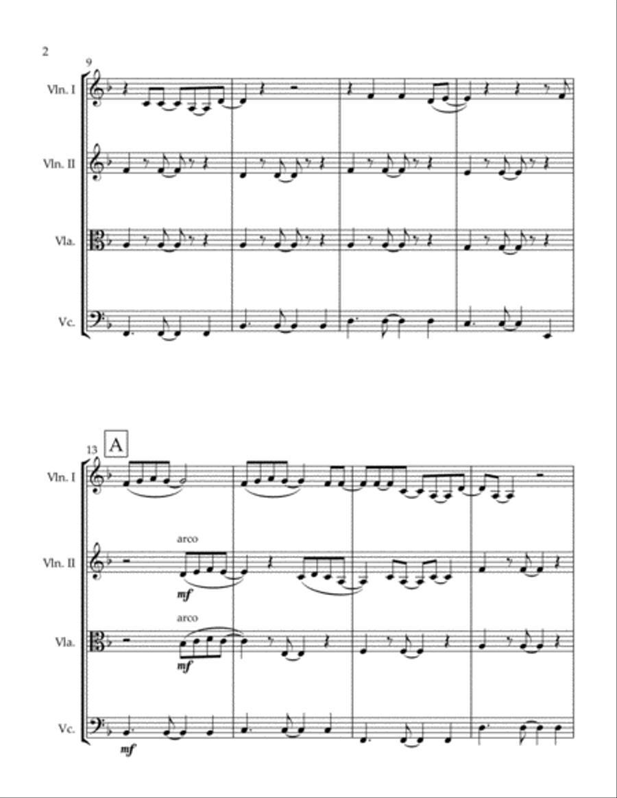 The Way I Am The Way I Am String Quartet scores gallery preview page 2