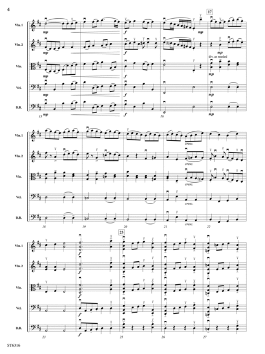 Balletto: Score Balletto: Score String Orchestra scores gallery preview page 4