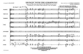 Book cover for Swingin' with the Gershwins!: Score