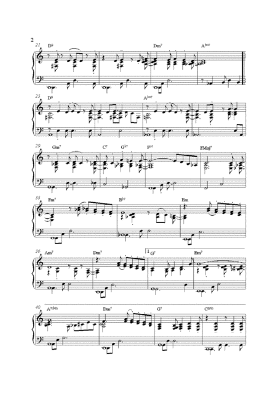 Quiet Nights Of Quiet Stars (Corcovado) Quiet Nights Of Quiet Stars (Corcovado) Piano Solo scores gallery preview page 3