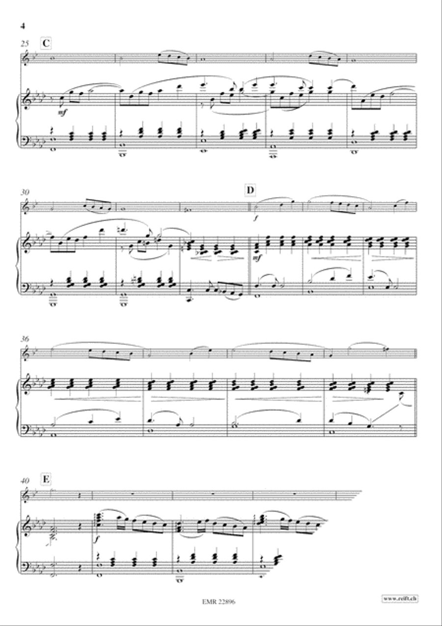 Ave Maria Ave Maria Trumpet Solo scores gallery preview page 5