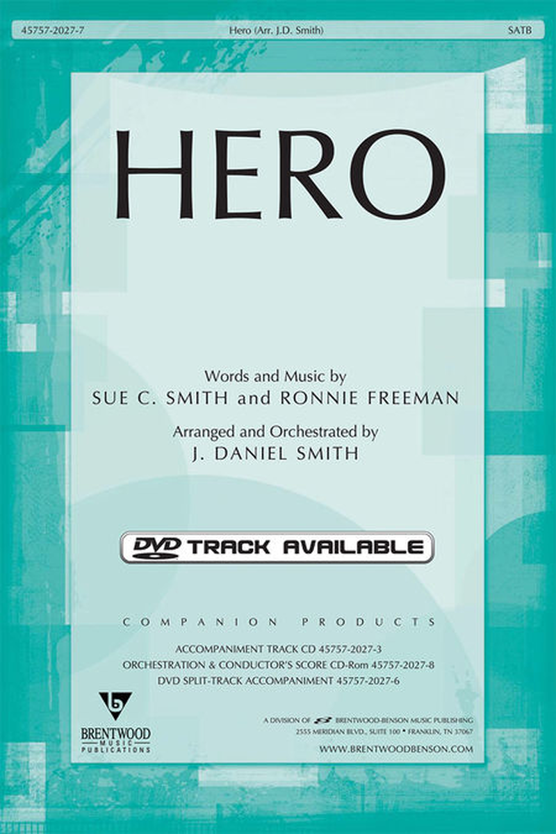 Hero (Orchestra Parts and Conductor's Score, CD-ROM)