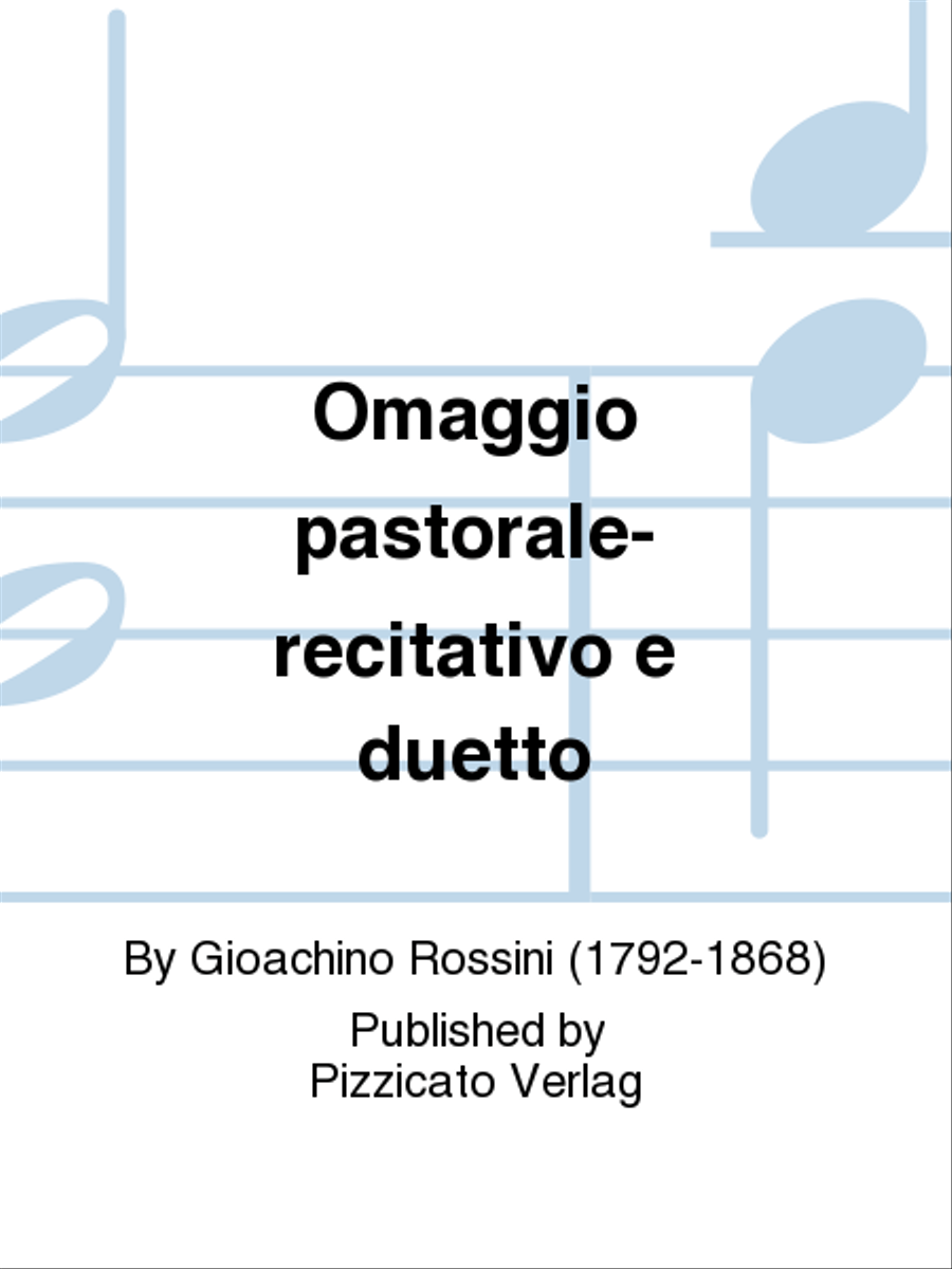 Omaggio pastorale-recitativo e duetto School and Community scores gallery preview page 1