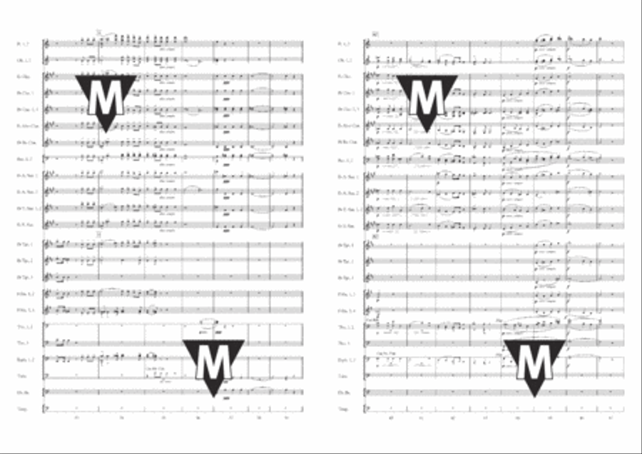 Ecce sacerdos Concert Band scores gallery preview page 4