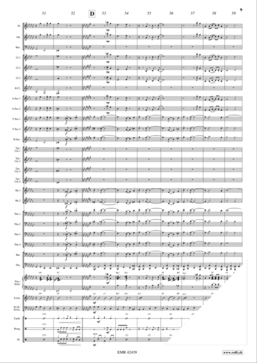 Mack The Knife Concert Band scores gallery preview page 9