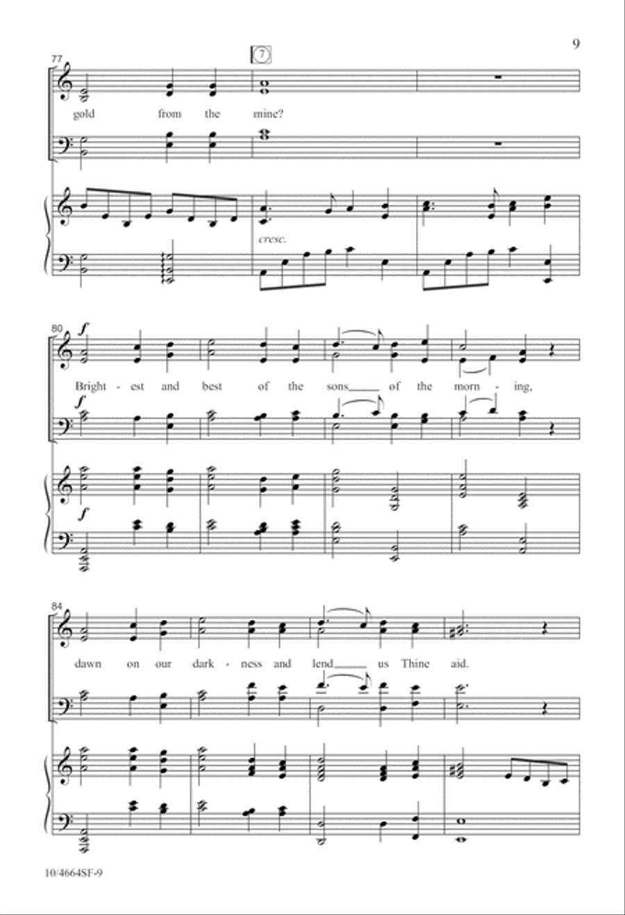 Star in the East 4-Part scores gallery preview page 9