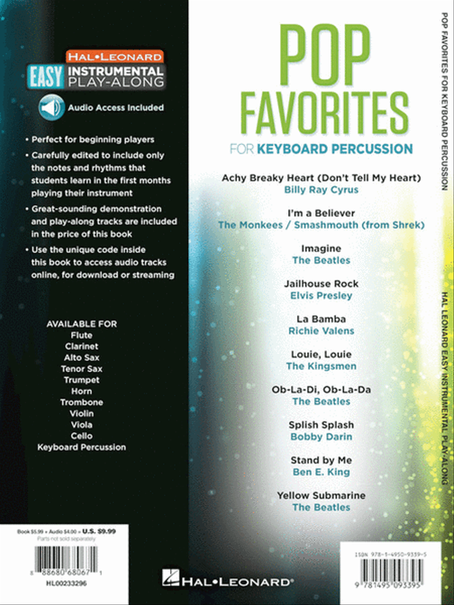Pop Favorites - 10 Fun Hits Percussion scores gallery preview page 4