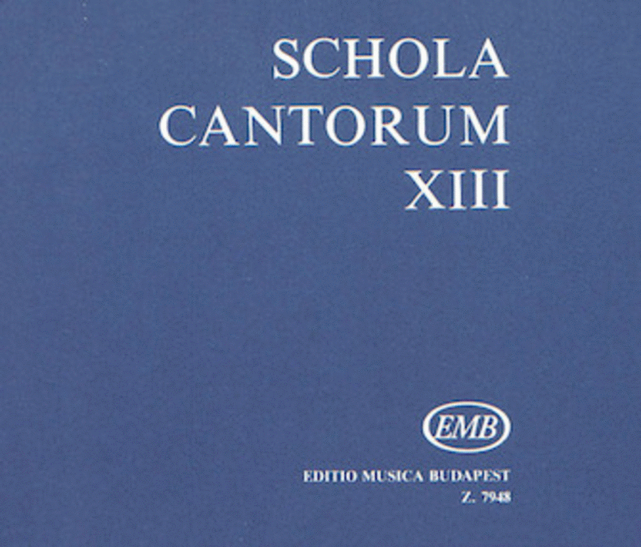 Schola Cantorum Volume 13 Two And Three Part Motets Original Language