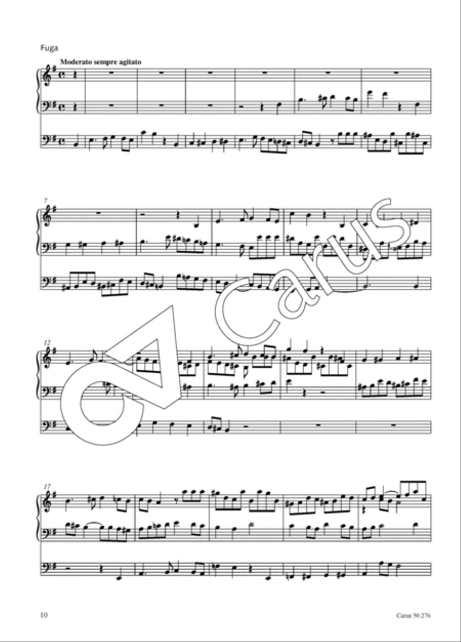 Three preludes and fugues for organ JWV 10, 13 and 17 Organ scores gallery preview page 11