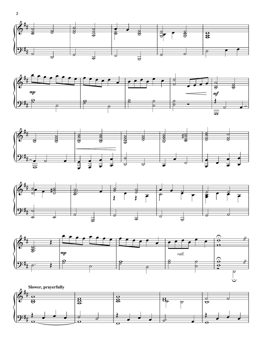 How Brightly Shines The Morning Star Piano Solo scores gallery preview page 2