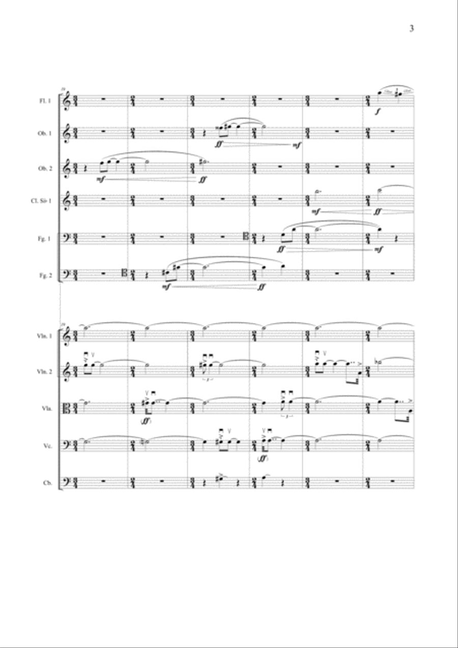 Umberto Bombardelli: L’HORIZON DOUBLÈ (ES-20-117) - Score Only Chamber Orchestra scores gallery preview page 6