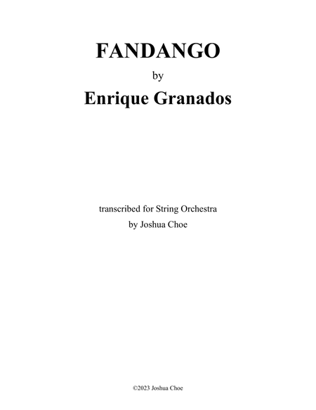 12 Danzas españolas: Fandango image number null