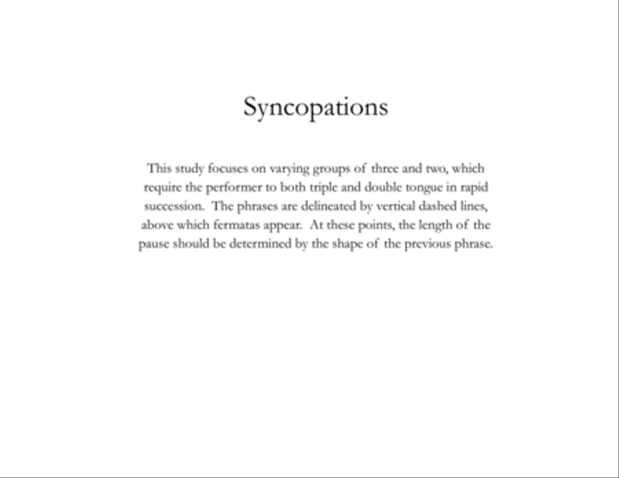 4 etudes for Solo Flute 4 etudes for Solo Flute Flute Solo scores gallery preview page 2