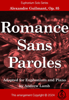 Alexandre Guilmant | Romance Sans Paroles, Op. 85 | for Euphonium Solo