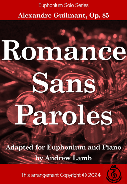 Alexandre Guilmant | Romance Sans Paroles, Op. 85 | for Euphonium Solo image number null