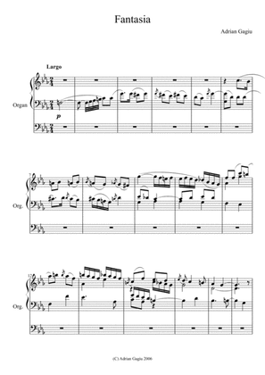 Fantasia for organ, op. 28