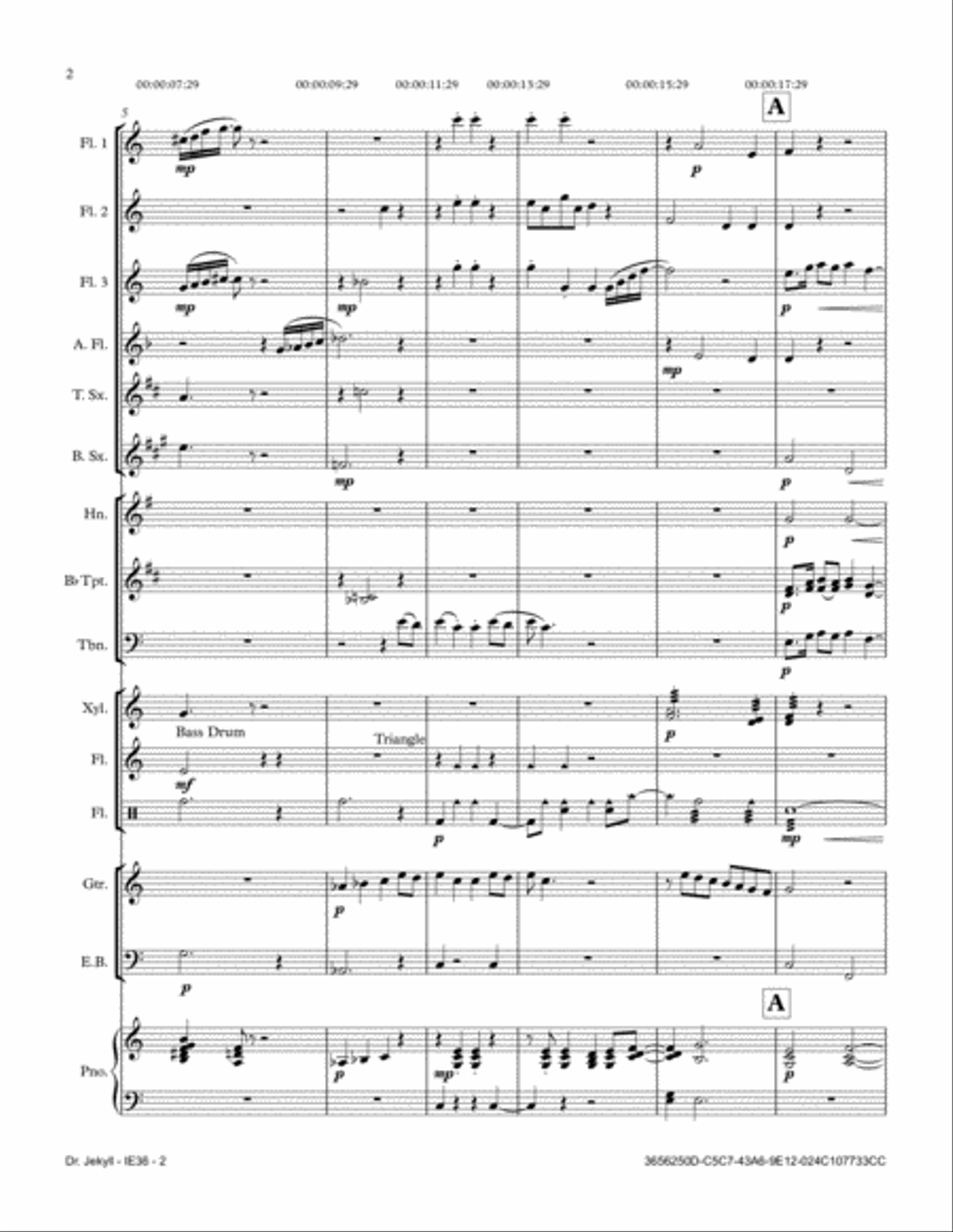 Dr. Jekyl Full Orchestra scores gallery preview page 2