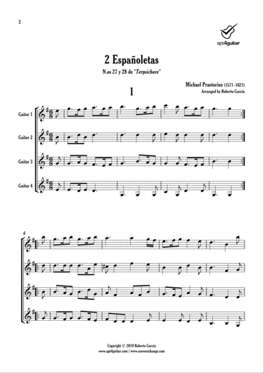 2 Españoletas 2 Españoletas Large Ensemble scores gallery preview page 2