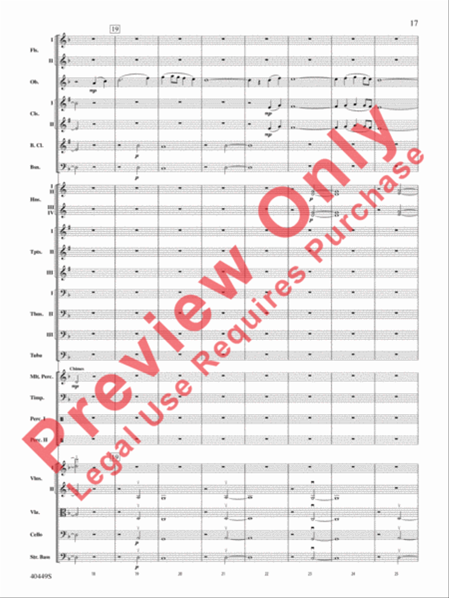 The Hobbit: An Unexpected Journey, Suite from Full Orchestra scores gallery preview page 50