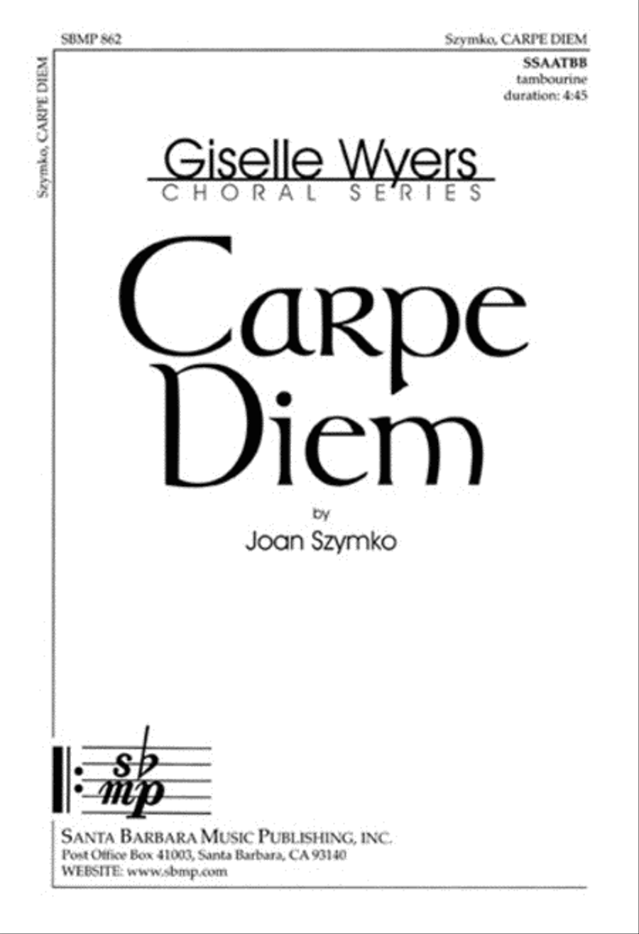Carpe Diem - SSAATBB Octavo Choir scores gallery preview page 1