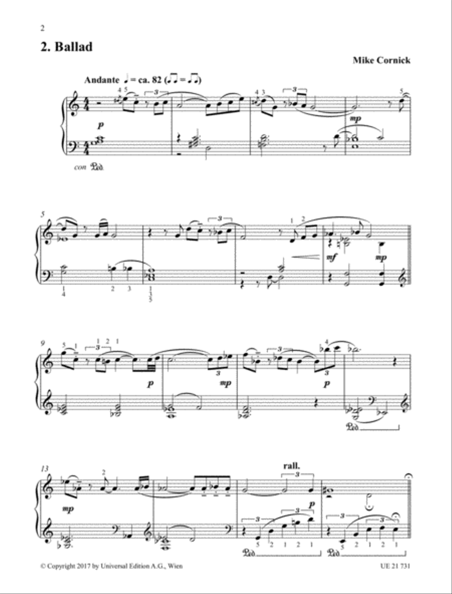 Six Jazz Piano Solos Chamber Music scores gallery preview page 3