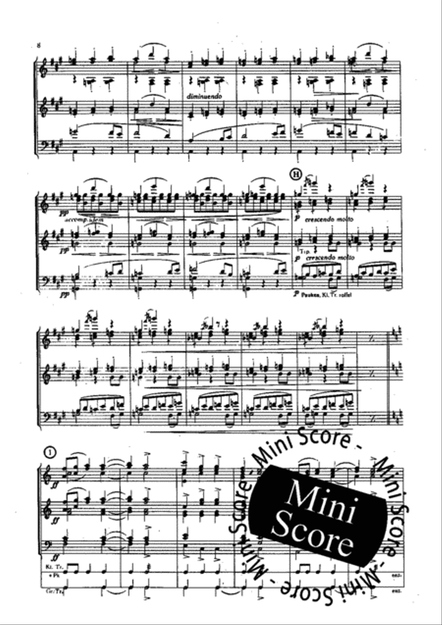 Slavische Dansen no 1,6 en 8 Fanfare Band scores gallery preview page 10