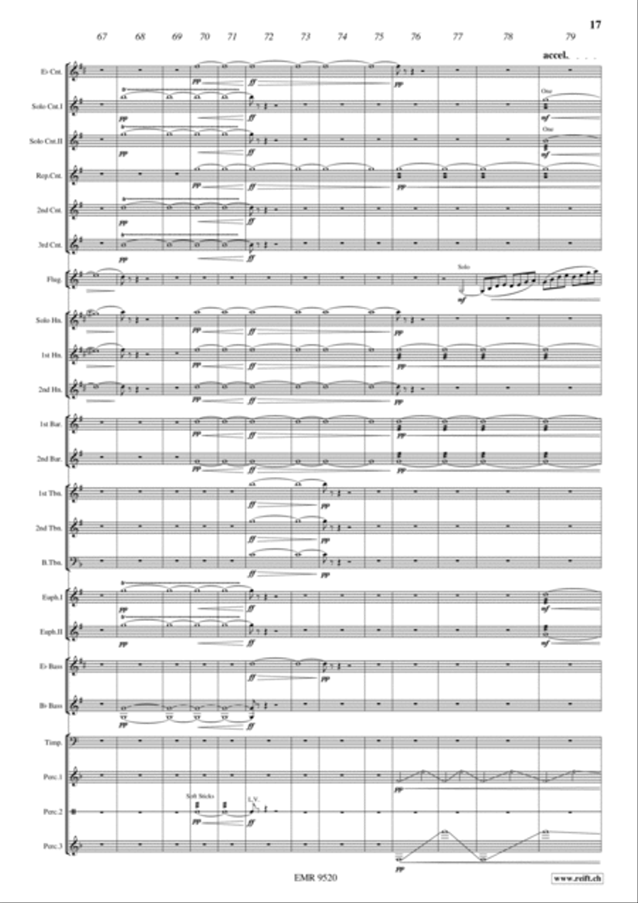 Russian Easter Festival Brass Band scores gallery preview page 17