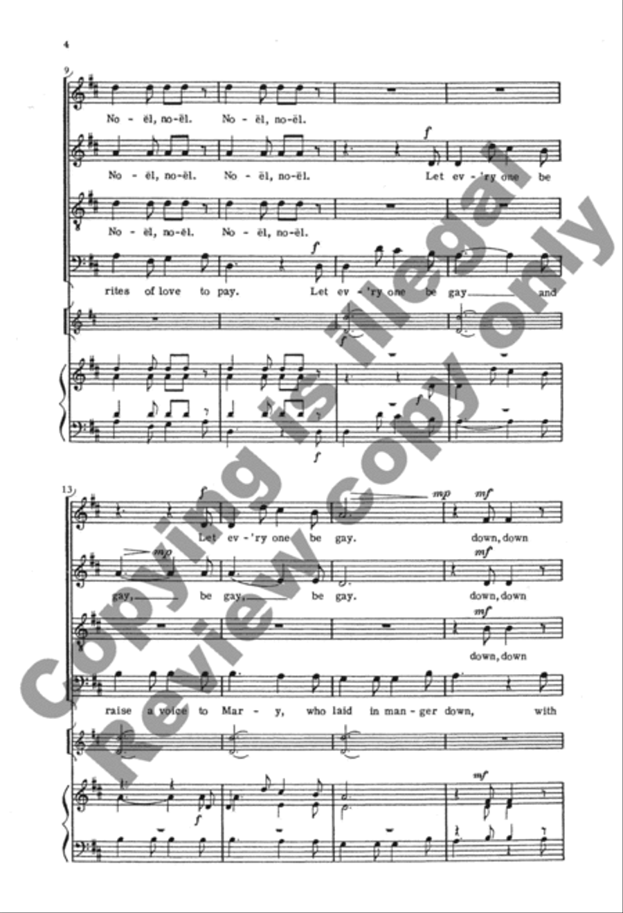 Ringeltänze 6. The Shepherds All Are Waking 4-Part scores gallery preview page 4