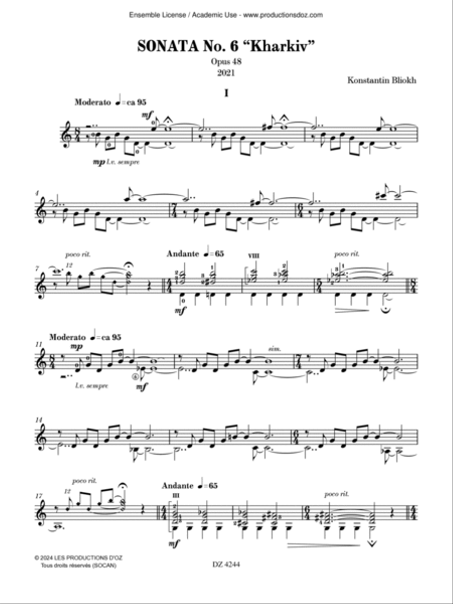 Sonata No. 6 