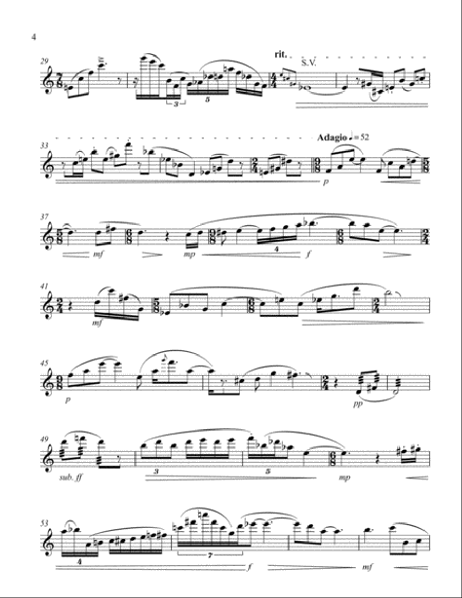 Inhibited Impetus Flute Solo scores gallery preview page 4