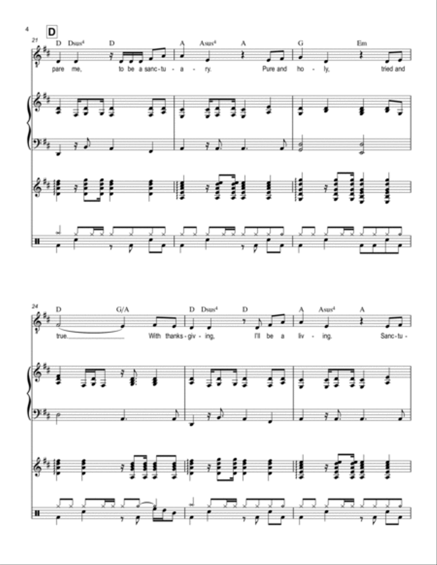 Sanctuary Sanctuary Small Ensemble scores gallery preview page 4